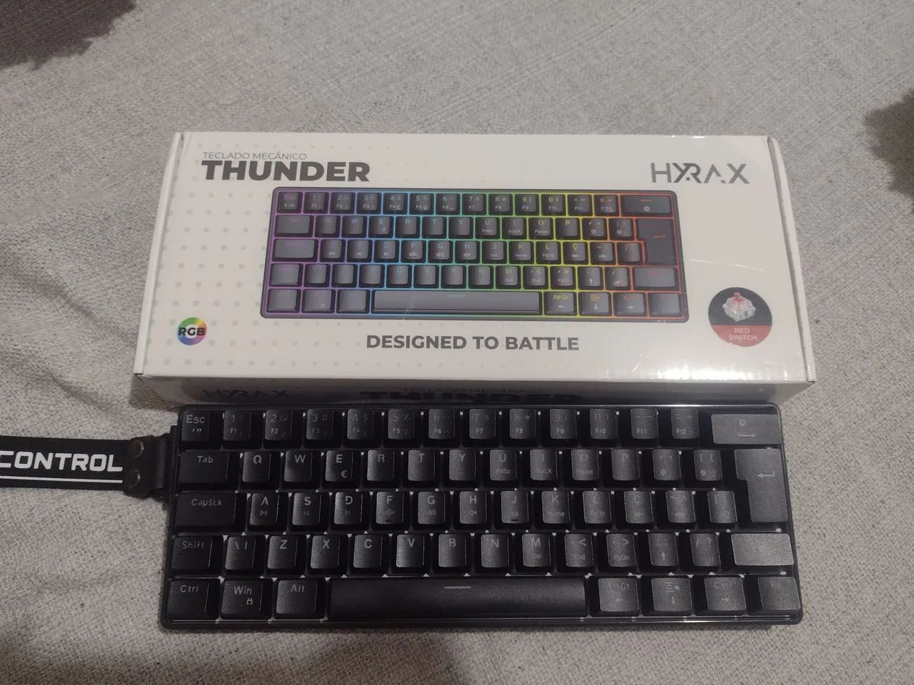TECLADO MECÂNICO HYRAX THUNDER 