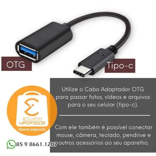 Cabo Adaptador OTG Tipo-C USB 3.0 HZ-167 - Foto 2