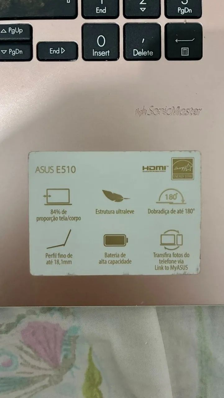 Notebook asus vivobook go 15 rosé pink - Foto 3