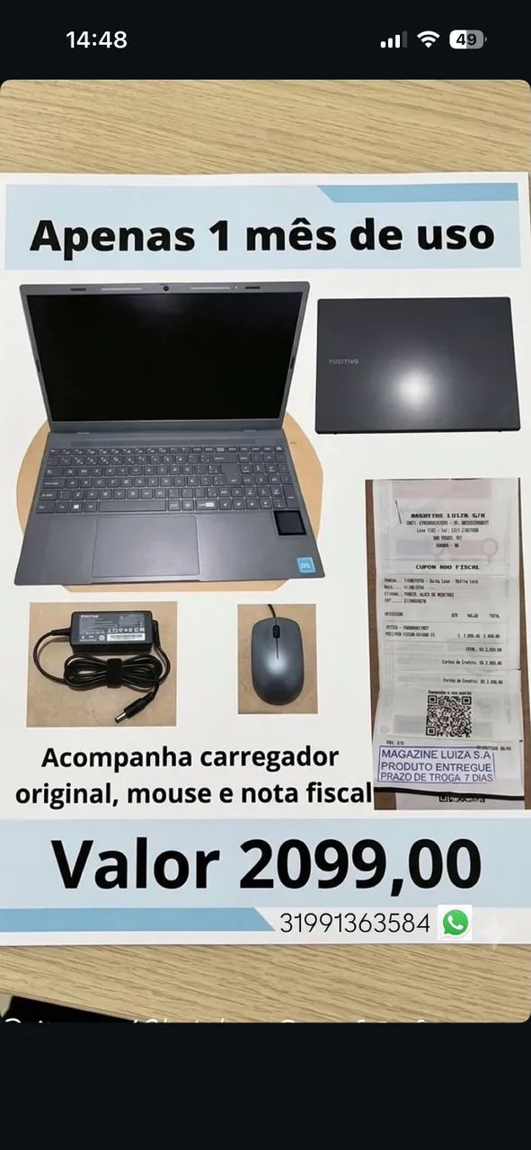 Notebook Positivo 
