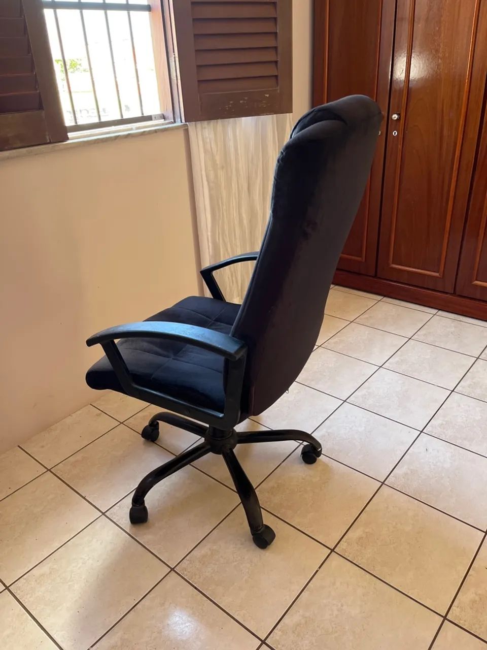 Cadeira Ergonômica Escritório Acochoada Tecido - Foto 3