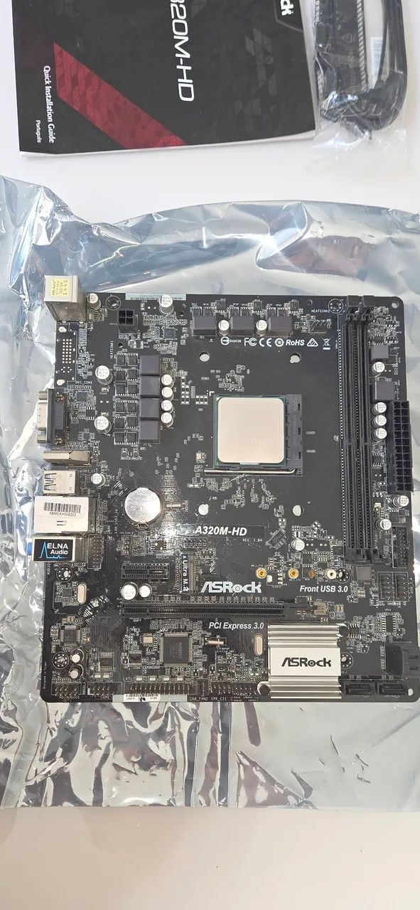 Ryzen 1600 + placa mãe.(sem cooler)