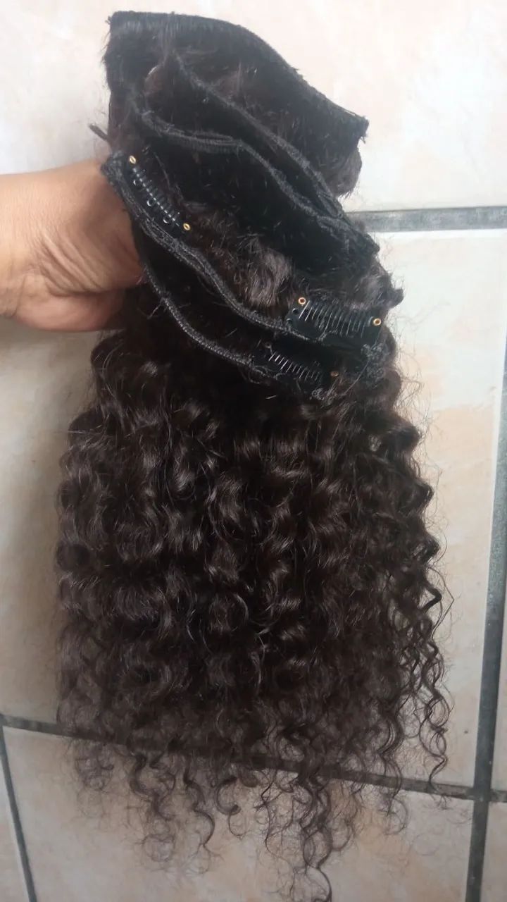 Tic tac cabelo humano cacheado - Foto 4