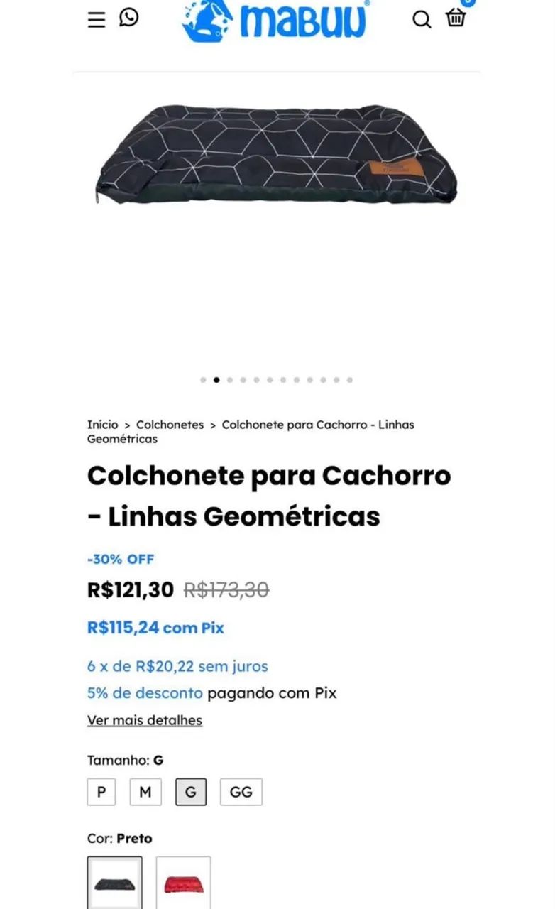 Cama para pet G - nova  - Foto 4