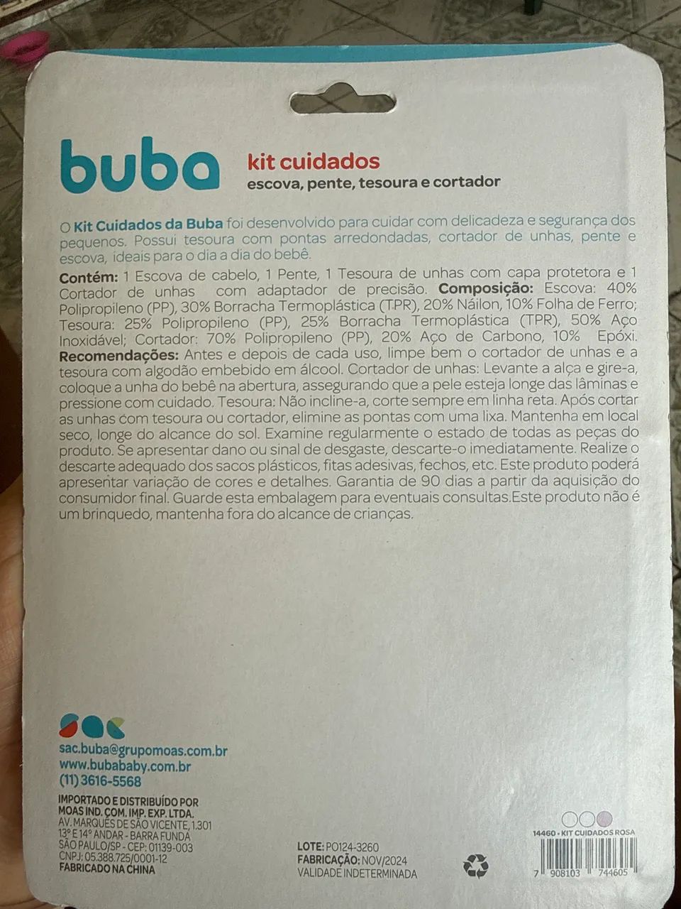 Kit cuidados para bebé Buba - Foto 2