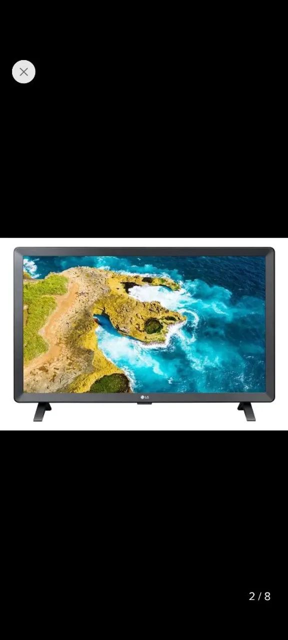 SMARTV 24 POLEGADAS LG COM CONTRLE E SUPORTE DE PAREDE NOVA - Foto 2