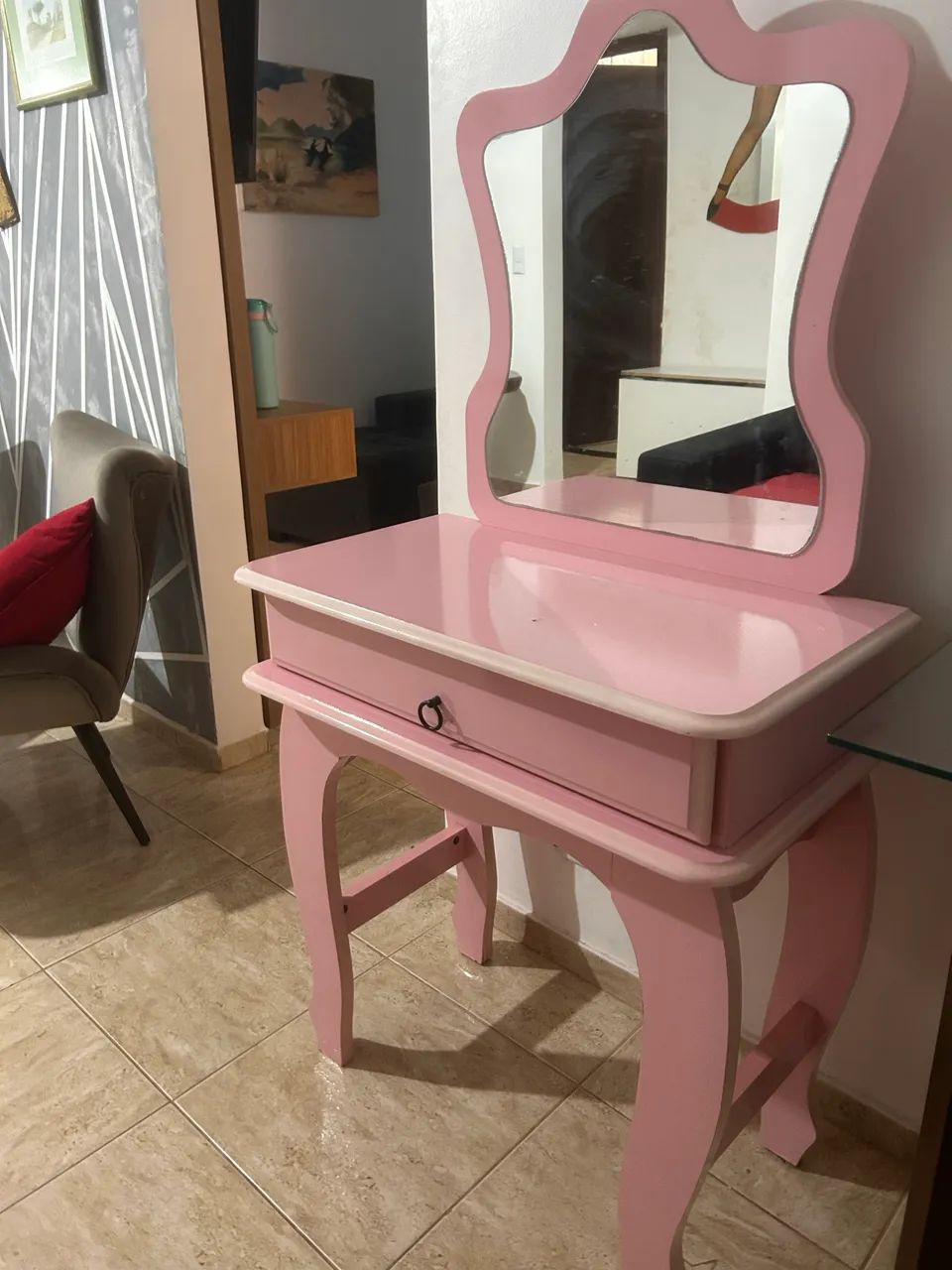 Penteadeira rosa467357308939806723