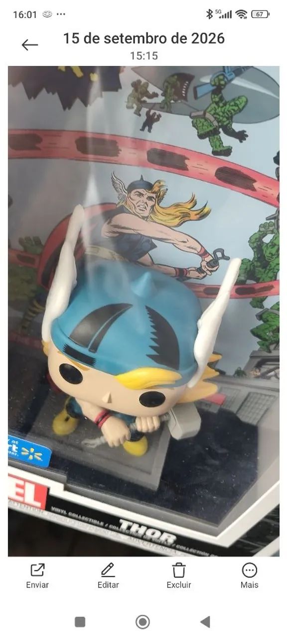 Funko pop Thor caixa acrílico  - Foto 5