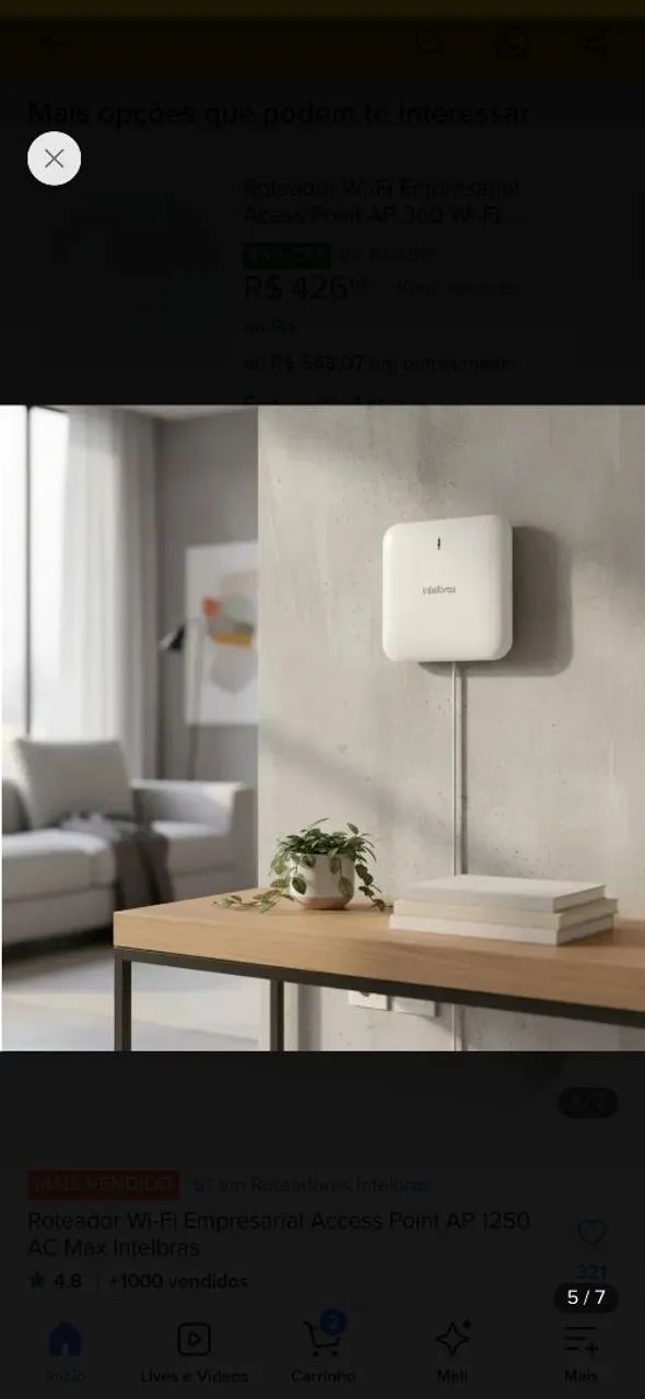 Roteador intelbras 1250 ac Max 