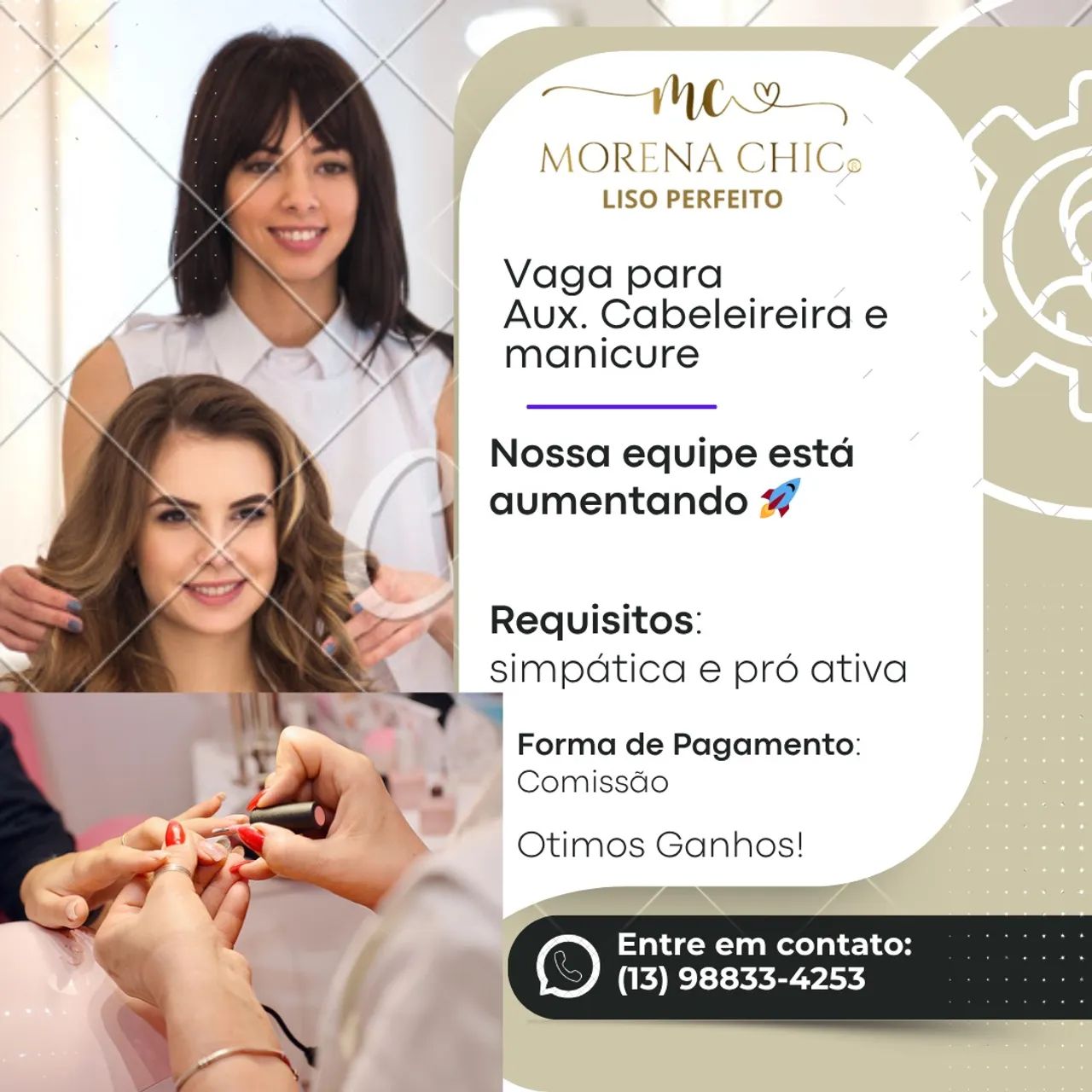 VAGA PARA MANICURE E CABELEIREIRA ? - Foto 4