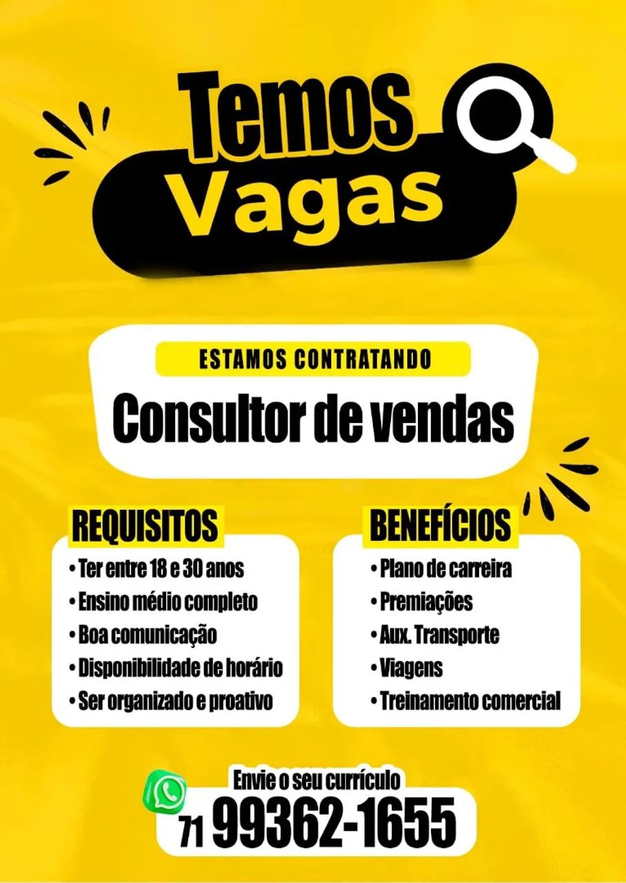 Vaga de emprego 