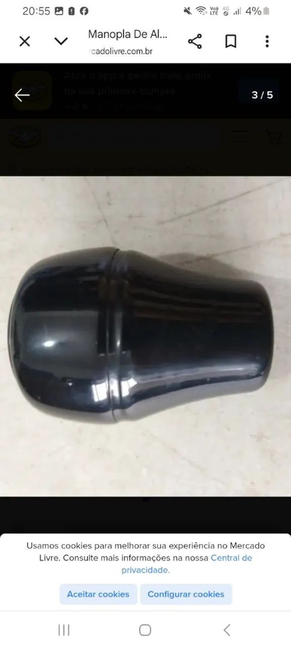 Manopla original volkswagen 