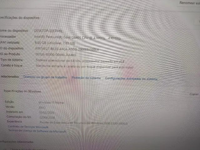 Pc Escritório Intel Pentium Gold de 10° Geração - Foto 5