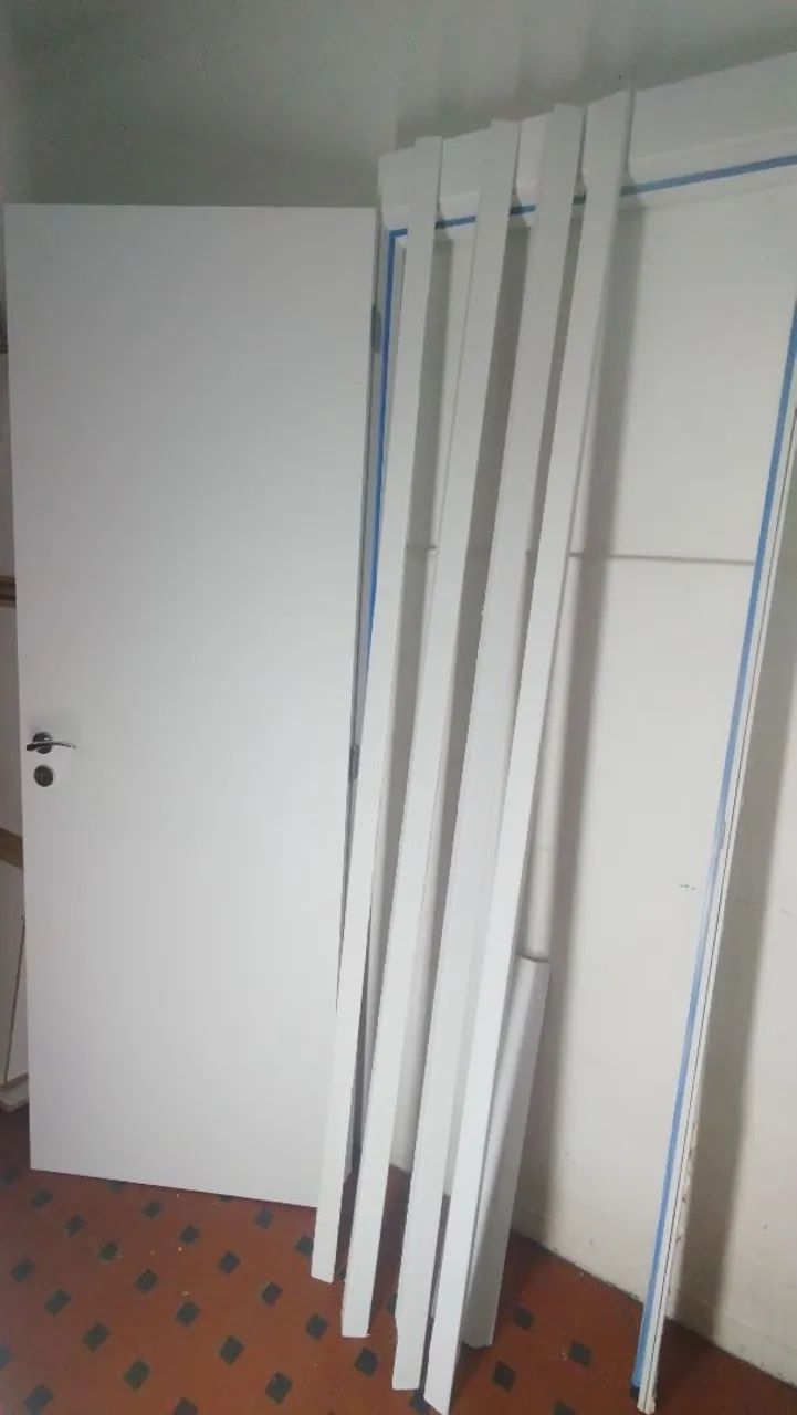 Porta com batentes e guarnições  - Foto 5