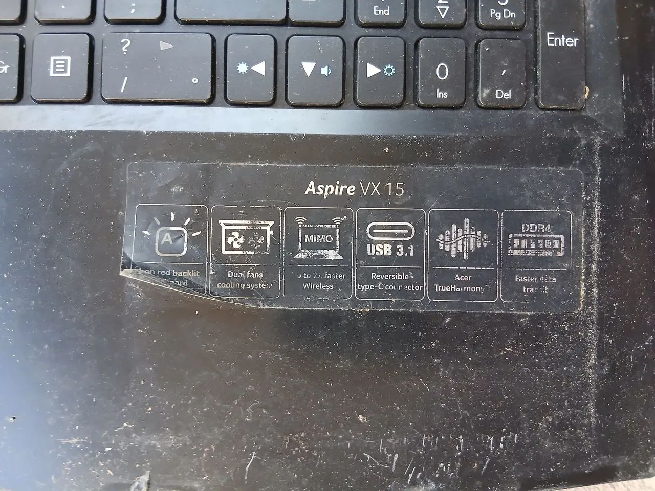 Notebook ace para peças 