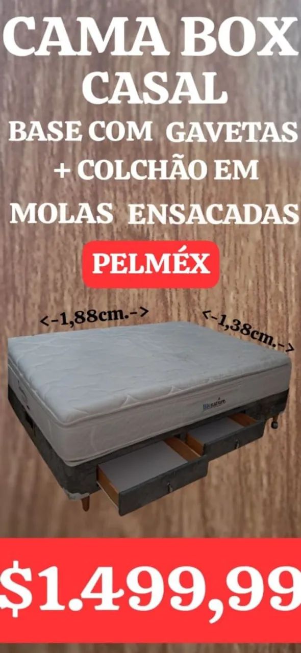 CAMA BOX PELMEX, LEIAM: