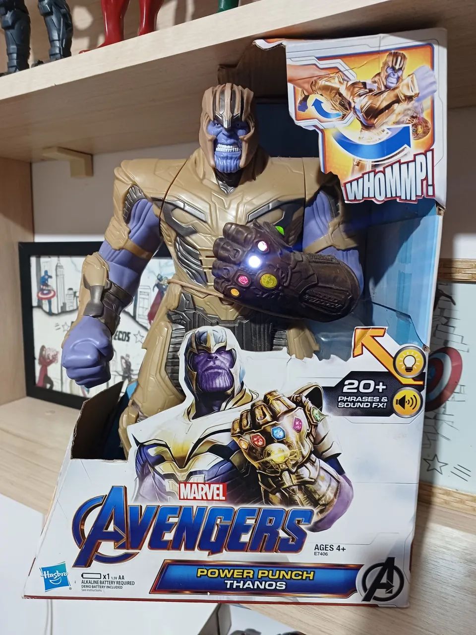 Thanos eletrônico 35cm original marca Hasbro  - Foto 4