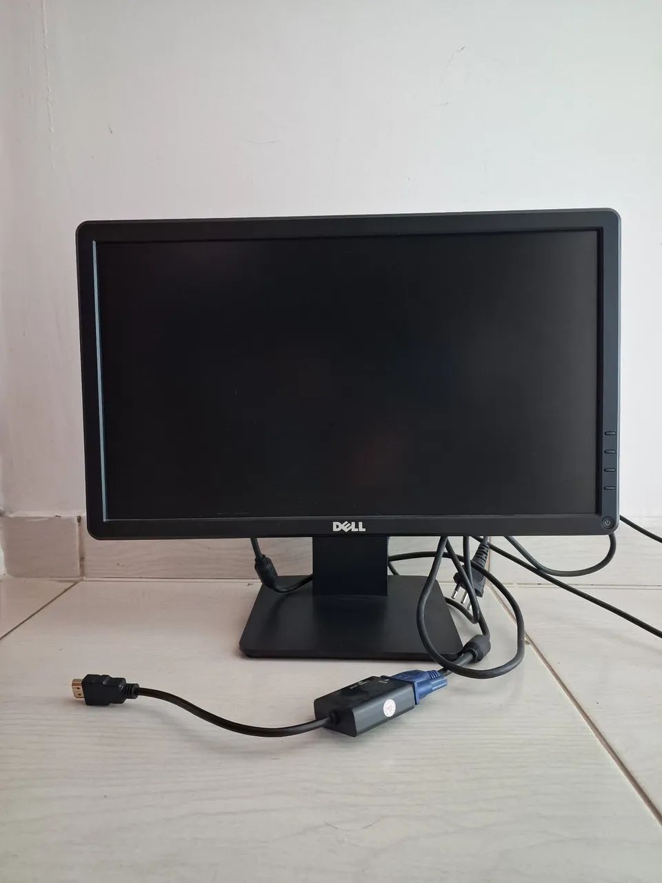Monitor Dell 18' + adaptador vga para hdmi