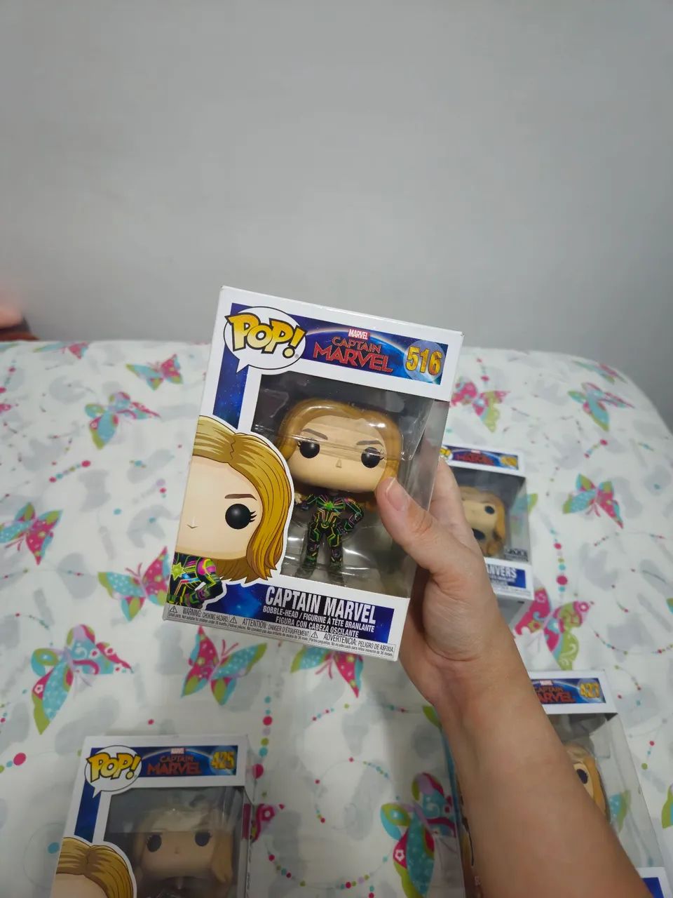 Lote Capitã Marvel - Funko Pop - Foto 5