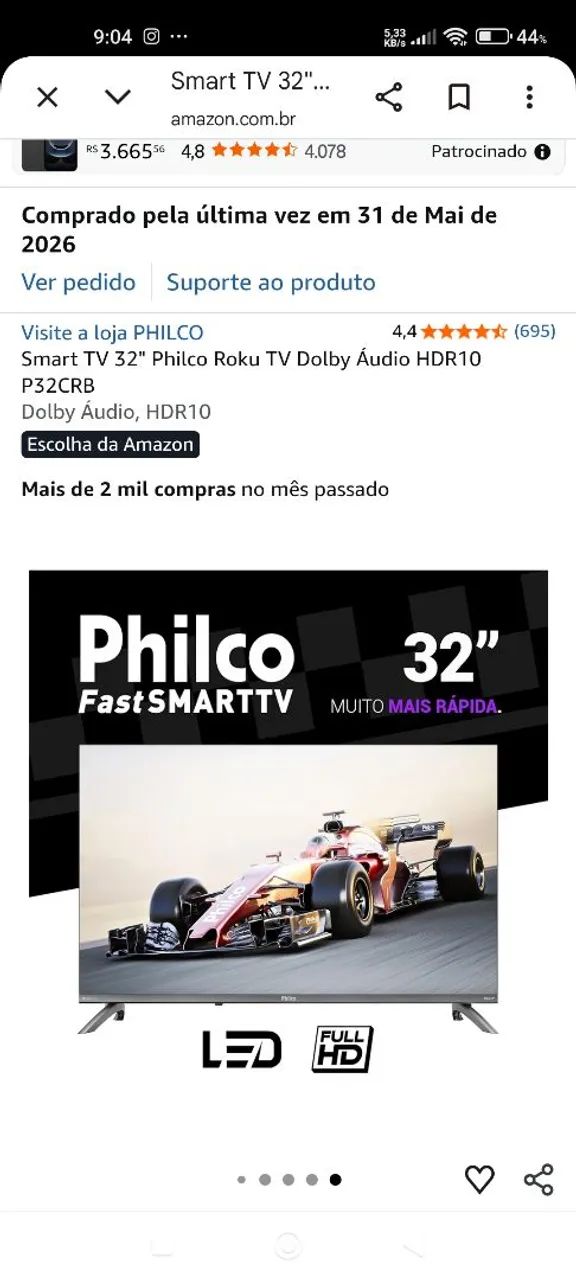 Tv nova 32 polegadas  - Foto 2