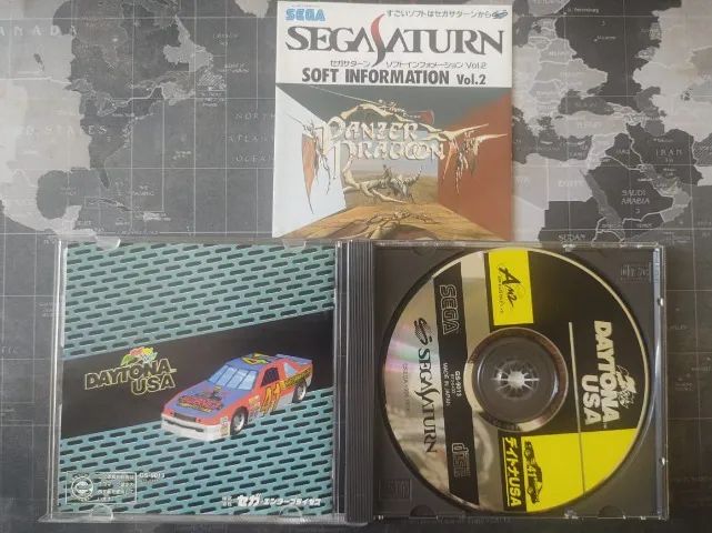 Daytona Usa - Físico - Sega Saturn - Colecao Daytona - Foto 2