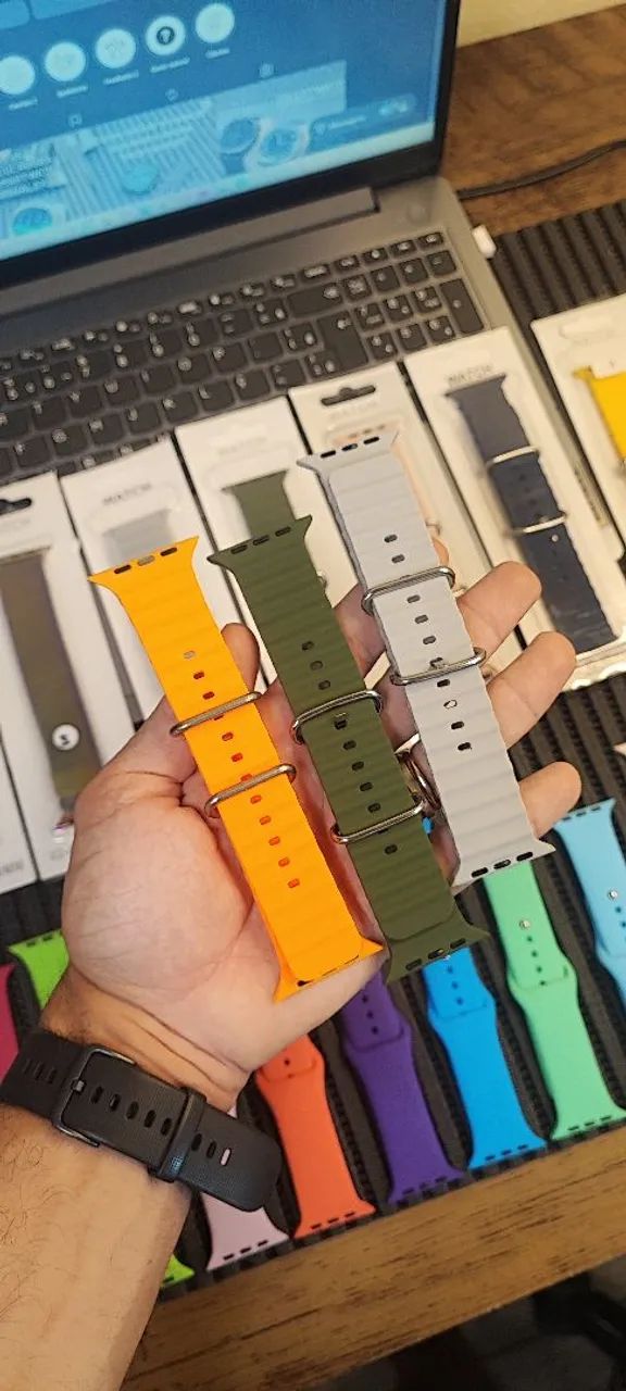 Pulseiras para smartwatchs em geral - 18/20/22/38/41/45/49MM