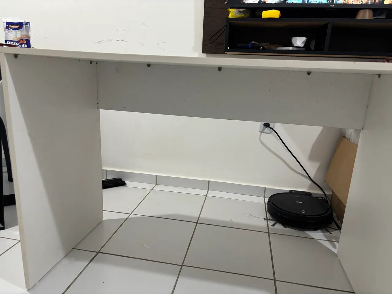 Mesa de Escritório / Computador Branca - 110x50 cm