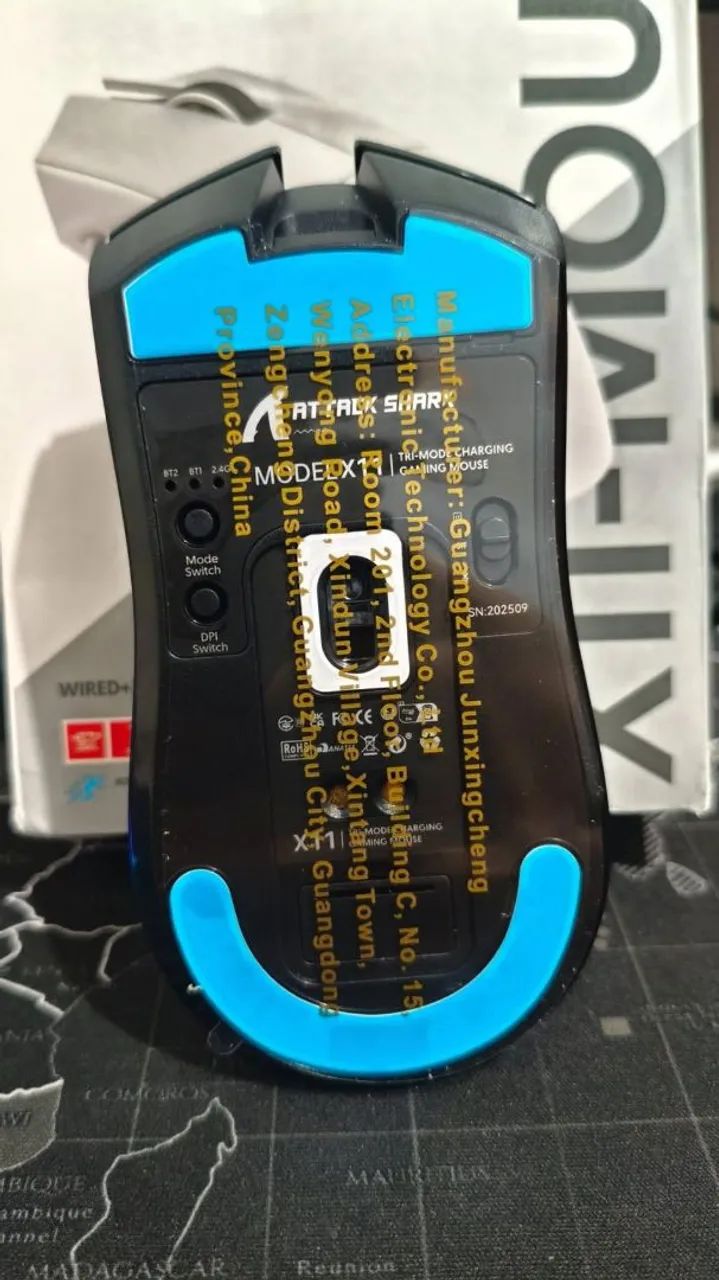 Mouse attack shark x11 preto - Foto 4