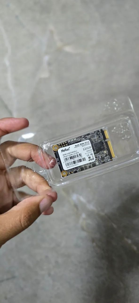 Ssd mSATA6GB/S 120GB NETAC  - Foto 2