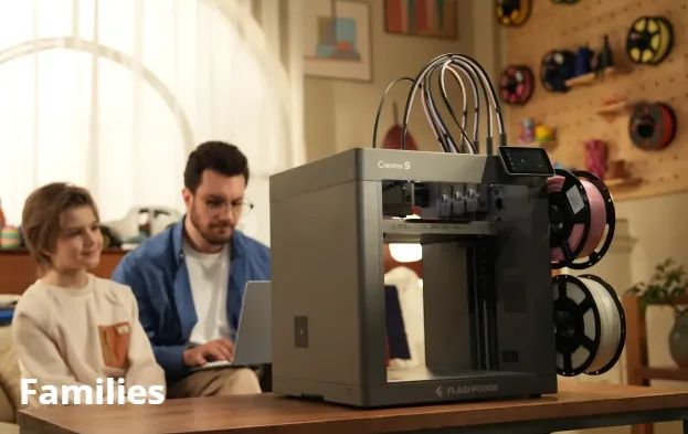 PRÉ-VENDA - Impressora 3D Flashforge Creator 5 - Alta Velocidade com 4 Cabeçotes Independe - Foto 5