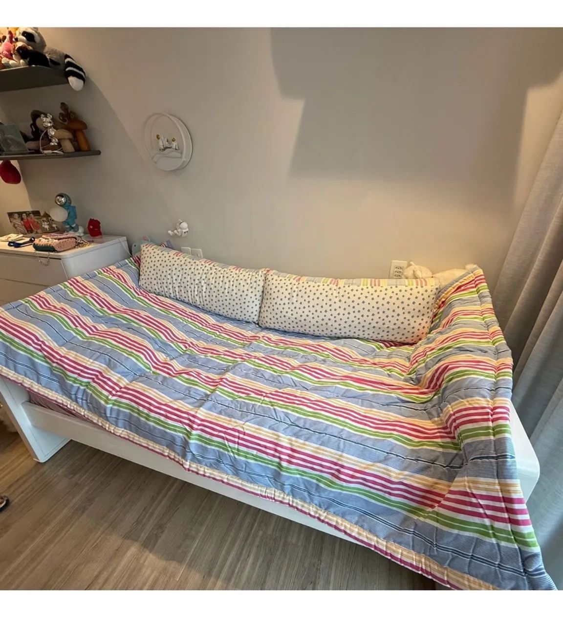 Colcha infantil com almofadas 