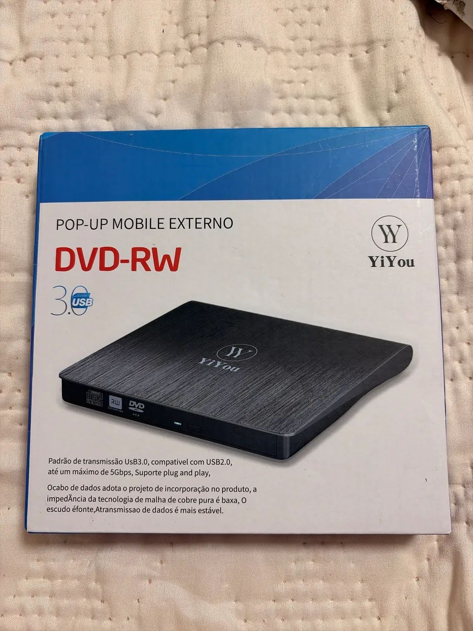 DVD externo para pc e notebook 