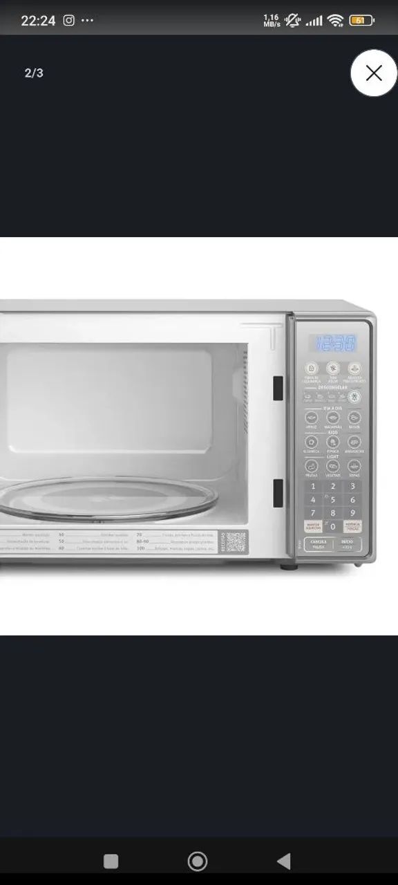 Microondas Electrolux mt30s 20l - Foto 2