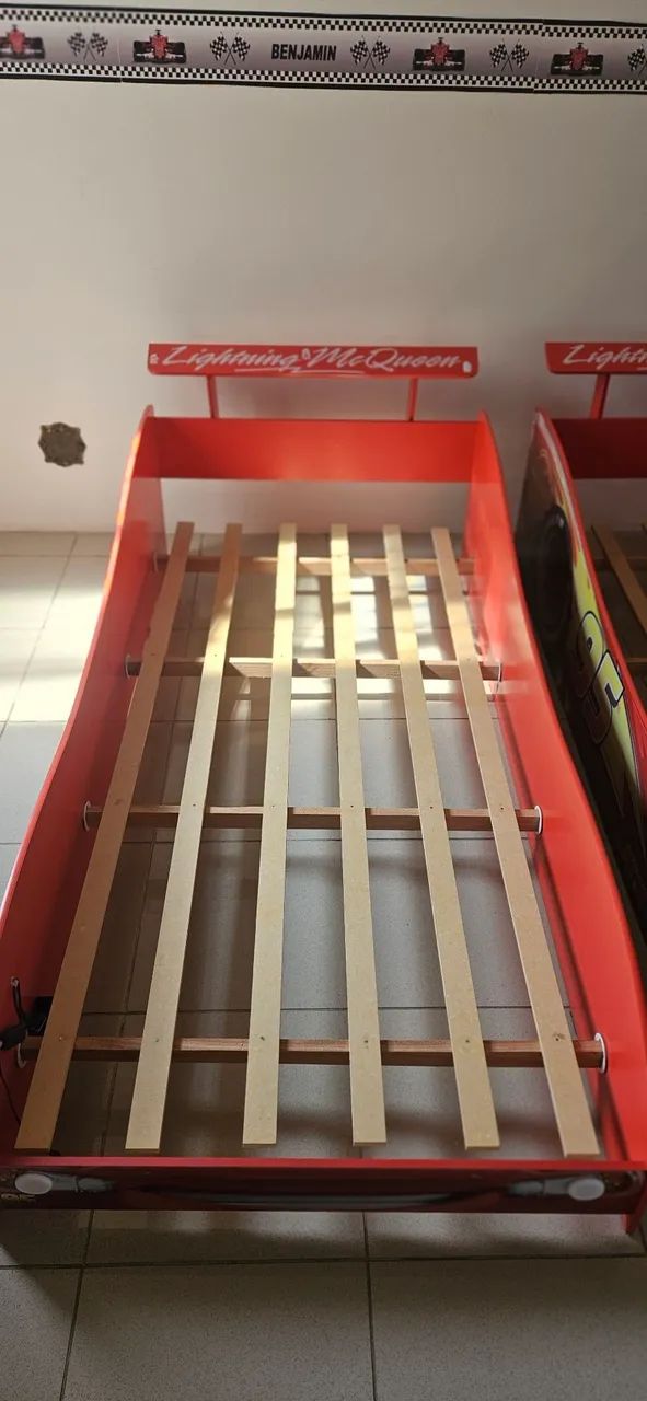 Cama Infantil Carro Relâmpago McQueen - Foto 4
