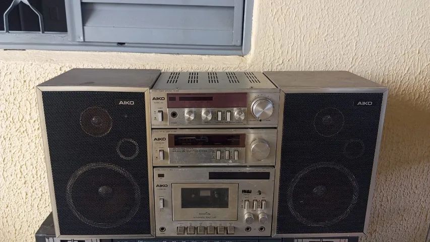 Micro System Modulado Vintage Aiko System Td 3000 Completo # (Usado) - Foto 4