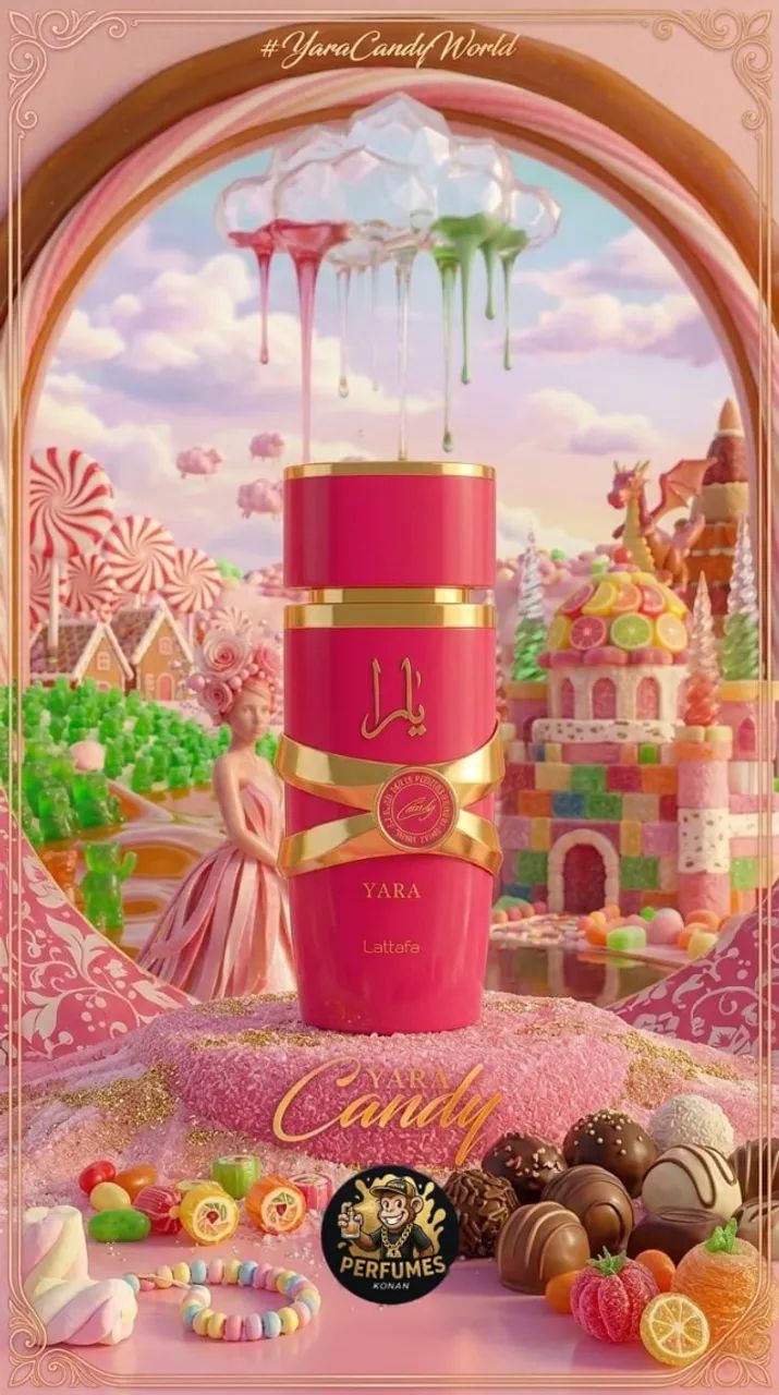 PERFUME YARA CANDY  100ML - LATTAFA - Foto 2