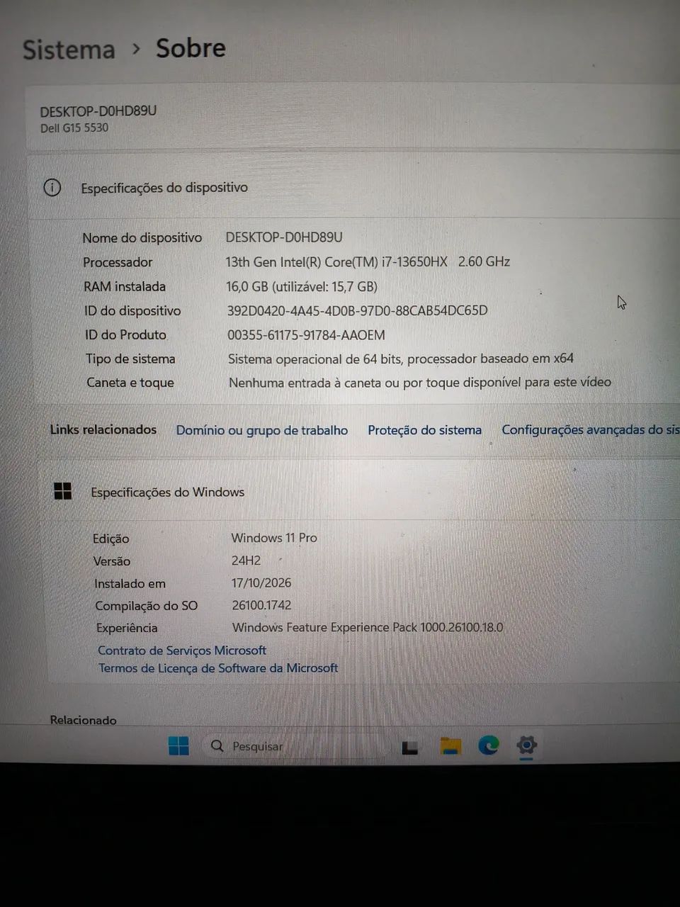 Notebook Dell G15 5530 - Foto 4