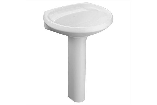 Lavatório com Coluna Deca Ravena Branco 56x46cm