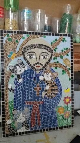 Quadro São Francisco Mosaico - Foto 2