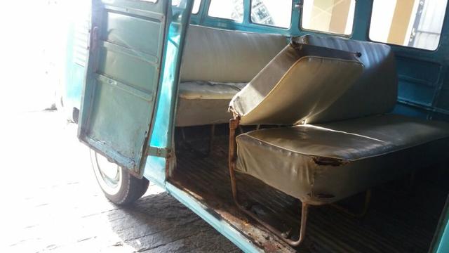 Kombi Corujinha 1964 azul, motor, suspenção, freios e elétrica nova - Foto 16