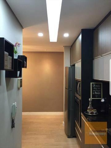 AP0964 - Apartamento com 2 dormitórios à venda, 56 m² por R$ 250.000 - Jardim das Indústri - Foto 5