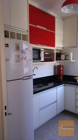 AP1007- Apartamento com 2 dormitórios à venda, 53 m² por R$ 145.000 - Jardim das Indústria - Foto 7