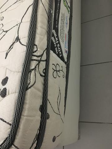 Cama Casal box + colchão casal ortobom extrafirme - Foto 5