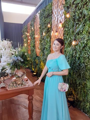 Vestido de festa Verde