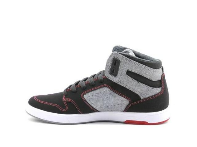Urgente Tênis DC Nyjah High Black Grey N.40 semi novo top demais