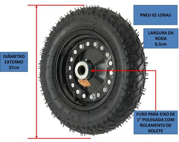 Carrinho para Barris e Bombonas - Foto 2