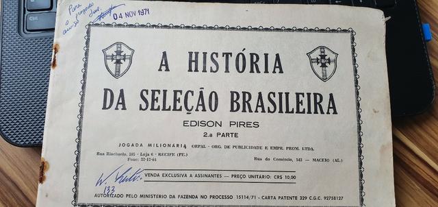 Fascículos A História Da Seleção Brasileira - Edição De 1971