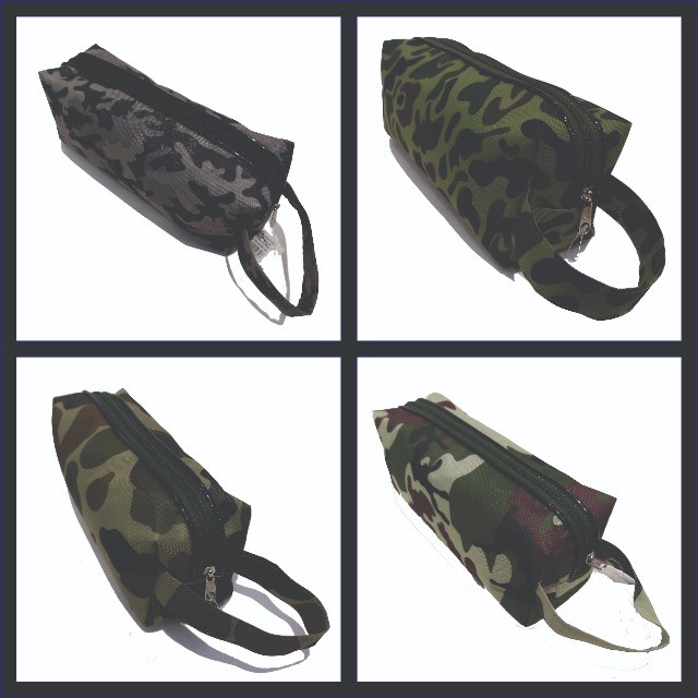 Necessaire Masculina Retangular com Alça caixa com 8 peças Confecções Michele® - Foto 3