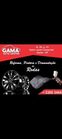 Serviço de Pintura, Diamantação e recuperação de Rodas