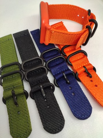 Pulseira Nylon Lona para Smartwatch 20mm - Foto 2